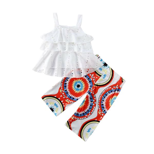 2020 sweet toddler kids baby girls summer outfits set sling white loose wide leg pant summer 2pcs clothes set 1-6y
2020 sweet toddler kids baby girls summer outfits set sling white loose wide leg pant summer 2pcs clothes set 1-6y