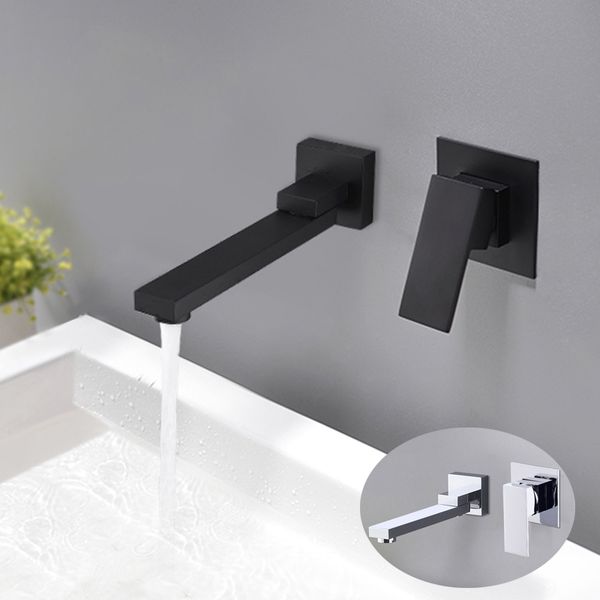 Bathroom Wall Mounted Basin Faucet Rotatable Bathtub Faucet Spout Water Mixer Valve Tap Sink Tapware ,Matte Black /Chrome
Bathroom Wall Mounted Basin Faucet Rotatable Bathtub Faucet Spout Water Mixer Valve Tap Sink Tapware ,Matte Black /Chrome