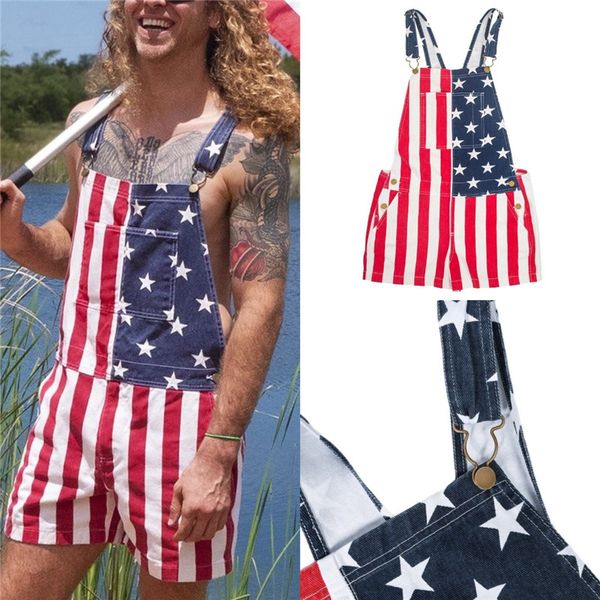 us independent day overalls fashion american flag pattern above knee length shorts causal summer men summer clothing, White;black
us independent day overalls fashion american flag pattern above knee length shorts causal summer men summer clothing, White;black