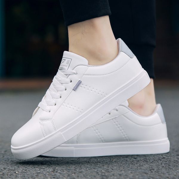 2019 new brand casual shoes men leather flat shoes lace-up low spring autumn black white male sneakers tenis masculino adult
2019 new brand casual shoes men leather flat shoes lace-up low spring autumn black white male sneakers tenis masculino adult