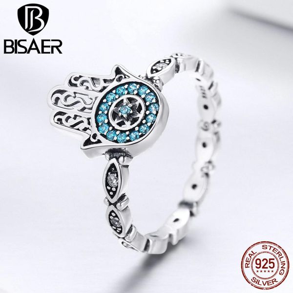 bisaer 925 sterling silver lucky blue eye anel hamsa hand rings for women vintage fatima hand engagement ring jewelry ecr369, Golden;silver
bisaer 925 sterling silver lucky blue eye anel hamsa hand rings for women vintage fatima hand engagement ring jewelry ecr369, Golden;silver