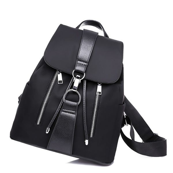 women backpack school bags for teenager girls nylon zipper lock design black femme mochila female backpack fashion sac
women backpack school bags for teenager girls nylon zipper lock design black femme mochila female backpack fashion sac