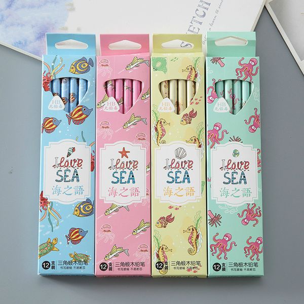 12pcs/lots cute student hb rubber pencils cute cartoon marine life children pencil school office stationery supplies wholesale
12pcs/lots cute student hb rubber pencils cute cartoon marine life children pencil school office stationery supplies wholesale