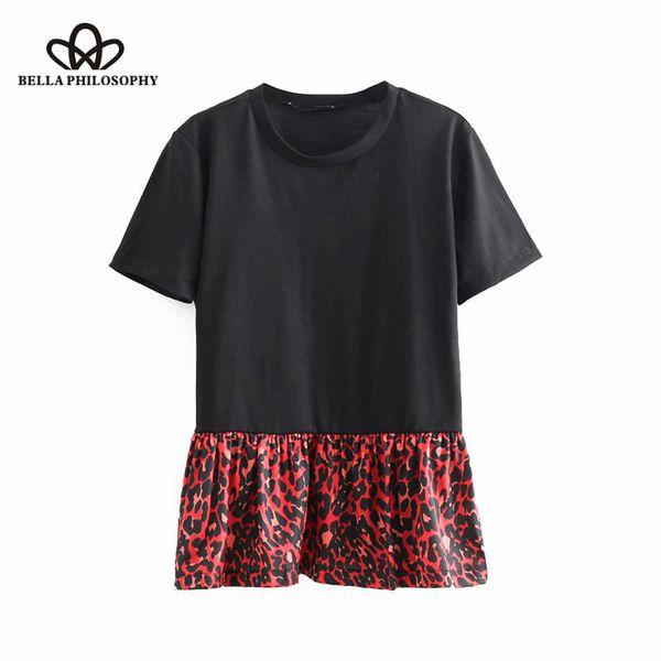 bella philosophy 2020 leopard chain print patchwork t shirt o neck short sleeve animal pattern chic casual basic tees, White
bella philosophy 2020 leopard chain print patchwork t shirt o neck short sleeve animal pattern chic casual basic tees, White