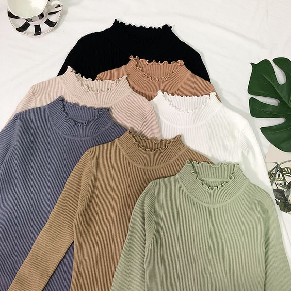 women turtleneck 2019 autumn winter women sweaters and pullovers long sleeves female tricot jumper pull femme black g108, White;black
women turtleneck 2019 autumn winter women sweaters and pullovers long sleeves female tricot jumper pull femme black g108, White;black