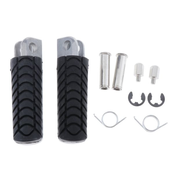 1 pair motorcycle front footpegs foot rest pegs for kawasaki zg1400 gtr1400 zzr1400 zx-14 zx14 2006-2012 - black
1 pair motorcycle front footpegs foot rest pegs for kawasaki zg1400 gtr1400 zzr1400 zx-14 zx14 2006-2012 - black