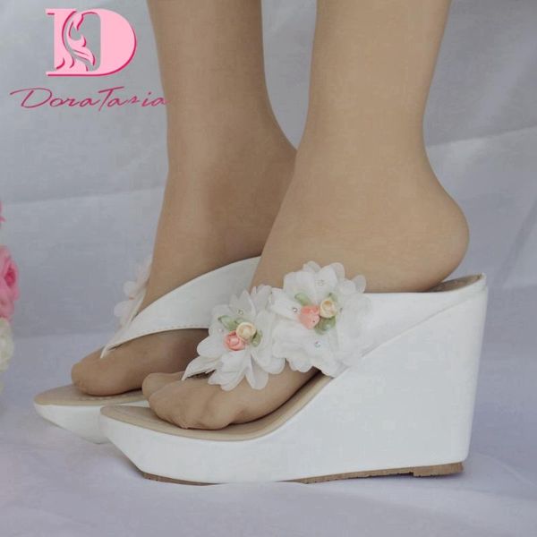 doratasia 2020 new fashion large size 43 women slides high wedges platform flower summer outside women slippers, Black
doratasia 2020 new fashion large size 43 women slides high wedges platform flower summer outside women slippers, Black