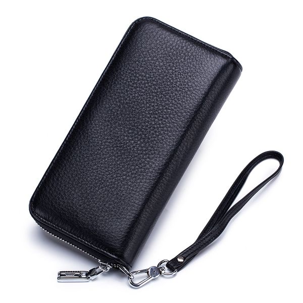 wallet men's handbag recreational leather handbag men's soft head buffalo zipper, Red;black
wallet men's handbag recreational leather handbag men's soft head buffalo zipper, Red;black