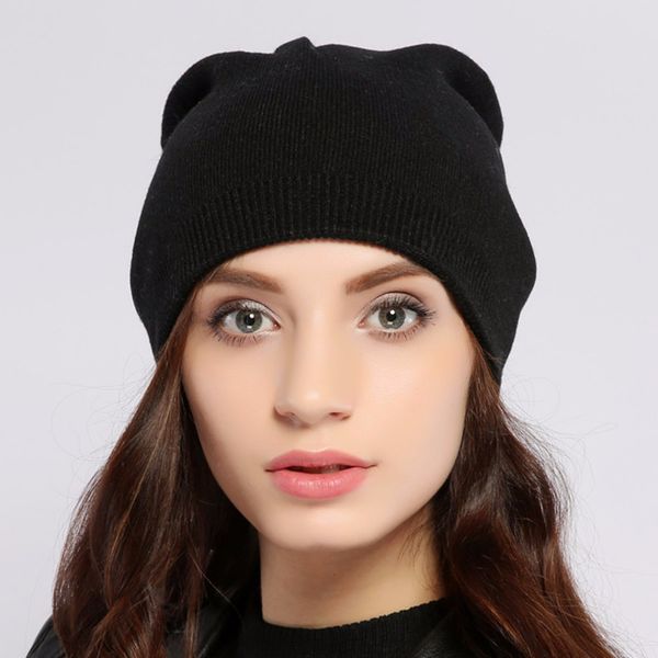 fashion-geebro women's beanies hat winter warm women knitted wool skullies casualcashmere solid colors gorros js273n, Blue;gray
fashion-geebro women's beanies hat winter warm women knitted wool skullies casualcashmere solid colors gorros js273n, Blue;gray