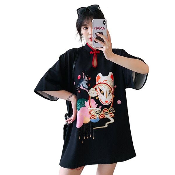новый большого размер свободного cheongsam улучшенной версии китайского стиля беременных женщины юбки мультфильм ситцевого платья, White
новый большого размер свободного cheongsam улучшенной версии китайского стиля беременных женщины юбки мультфильм ситцевого платья, White