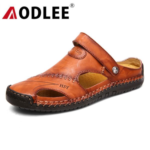 sandals men summer genuine leather walking shoes men beach shoes plus size soft outdoor beach sandal slipper dropshipping aodlee, Black
sandals men summer genuine leather walking shoes men beach shoes plus size soft outdoor beach sandal slipper dropshipping aodlee, Black