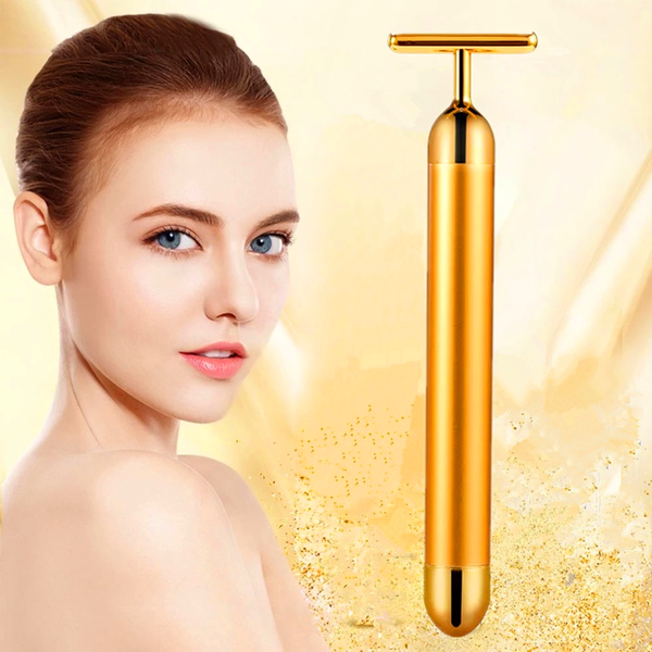 24k gold roller beauty bar slimming face roller vibration massager face roller tightening wrinkle masajeador massage skin care
24k gold roller beauty bar slimming face roller vibration massager face roller tightening wrinkle masajeador massage skin care