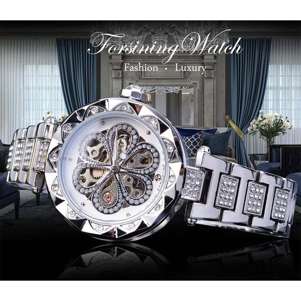 forsining brand watches watches mechanical waterproof womens female luxury automatic fashion clock stainless steel diamond ckwdj, Slivery;brown
forsining brand watches watches mechanical waterproof womens female luxury automatic fashion clock stainless steel diamond ckwdj, Slivery;brown