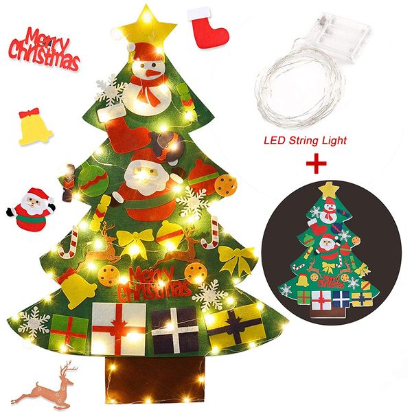 diy felt christmas tree hanging ornaments xmas gifts kids toys artificial tree with string light christmas decoration for home
diy felt christmas tree hanging ornaments xmas gifts kids toys artificial tree with string light christmas decoration for home