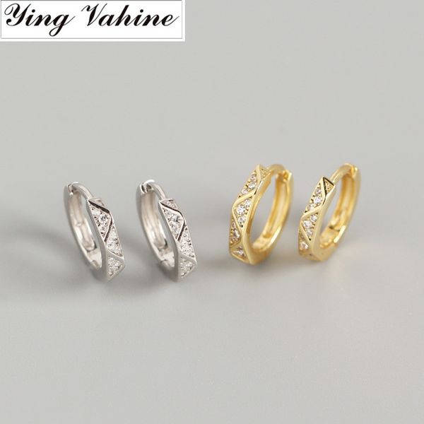 ying vahine new 100% 925 sterling silver small zircons geometric stud earrings for women, Golden;silver
ying vahine new 100% 925 sterling silver small zircons geometric stud earrings for women, Golden;silver