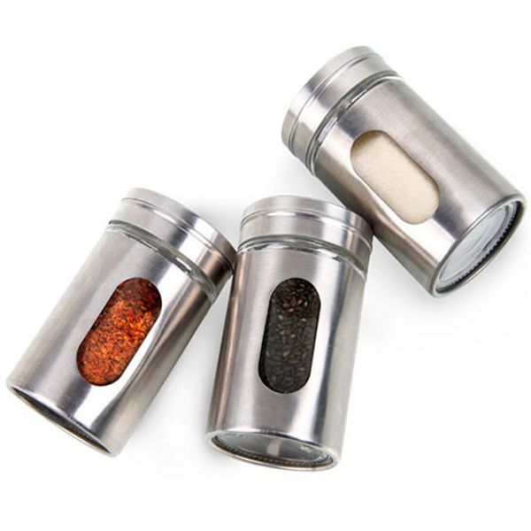 stainless steel spice jar kitchen seasoning sprays jar bottle glass pepper salt shaker cruet condiment cooking tools
stainless steel spice jar kitchen seasoning sprays jar bottle glass pepper salt shaker cruet condiment cooking tools