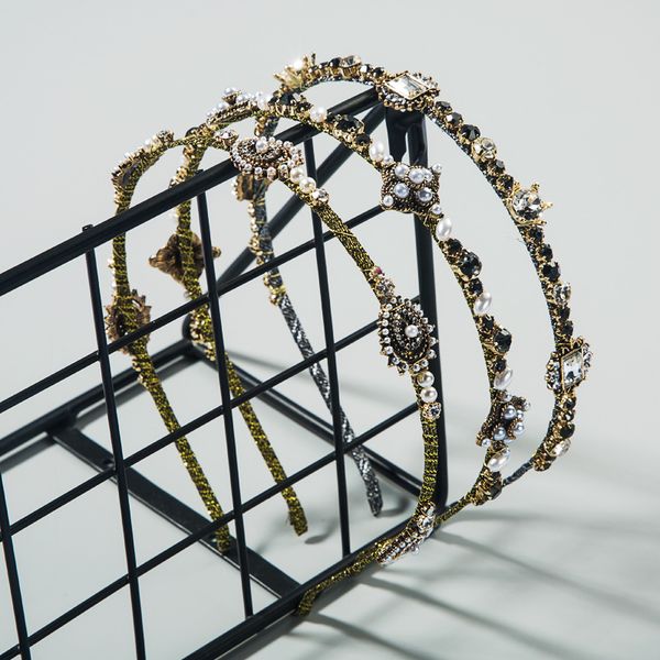 sen series simple and delicate hair band drunner l hair accessories inlaid with rhinestone all-match thin edge pearl headband, Silver
sen series simple and delicate hair band drunner l hair accessories inlaid with rhinestone all-match thin edge pearl headband, Silver