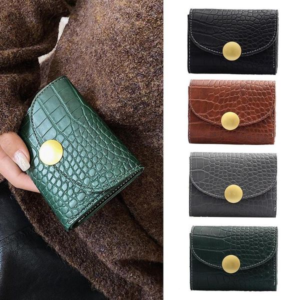 women vintage short card bags pu leather small wallet pure color money purse mini card holder, Red;black
women vintage short card bags pu leather small wallet pure color money purse mini card holder, Red;black