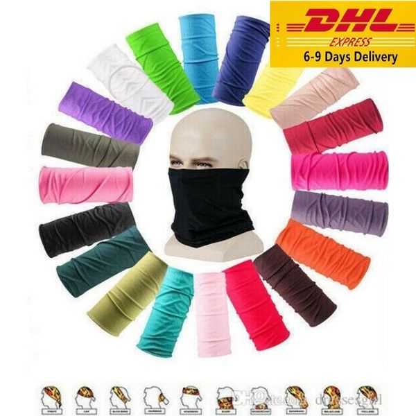 

dhl us stock magic multifunctional tube scarf bandana scarf cover mask neck gaiter headwear beanie austproof outdoor sport fy7026