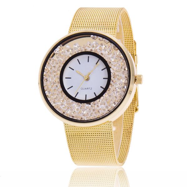 fashion steel belt geneva quicksand mesh belt rose gold watch lover's diamond rhinestone watches couple watch for lover gifts, Slivery;brown
fashion steel belt geneva quicksand mesh belt rose gold watch lover's diamond rhinestone watches couple watch for lover gifts, Slivery;brown