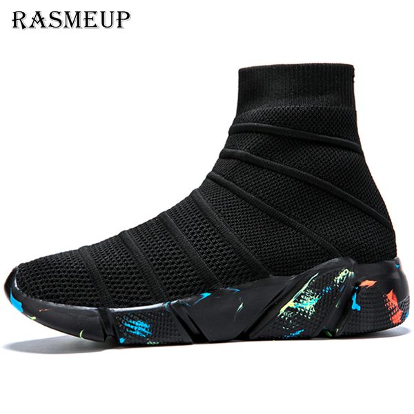 rasmeup street women's sock sneakers 2019 summer flat women breathable shoes fashion woman comfortable trainers lady footwear, Black
rasmeup street women's sock sneakers 2019 summer flat women breathable shoes fashion woman comfortable trainers lady footwear, Black
