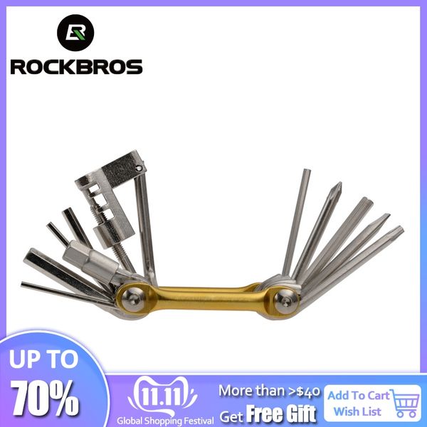 rockbros cycling cr-mo metallic bike multi-function mini pocket tools bicycle repair kits tools ferramentas set kit 6 hex opener
rockbros cycling cr-mo metallic bike multi-function mini pocket tools bicycle repair kits tools ferramentas set kit 6 hex opener
