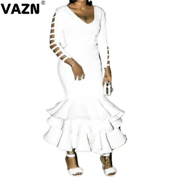vazn ken8600 latest party novelty fashion white upmarket full sleeve thin waist collection women maxi trumpet dress, Black;pink
vazn ken8600 latest party novelty fashion white upmarket full sleeve thin waist collection women maxi trumpet dress, Black;pink