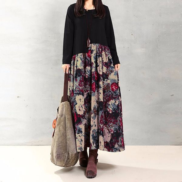 womens designer dress women long maxi dresses women dress 2019 autumn casual loose long sleeve vintage cotton maxi long dress a line, Black;gray
womens designer dress women long maxi dresses women dress 2019 autumn casual loose long sleeve vintage cotton maxi long dress a line, Black;gray