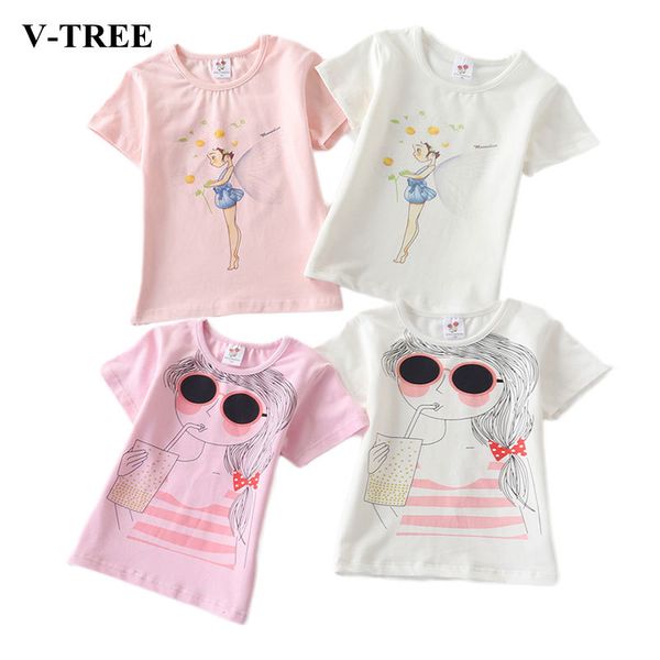 cartoon print t shirt for girls summer 2019 kids cotton children shirts teenager school blouse 8 10 12 baby outerwear y200704, Blue 
cartoon print t shirt for girls summer 2019 kids cotton children shirts teenager school blouse 8 10 12 baby outerwear y200704, Blue