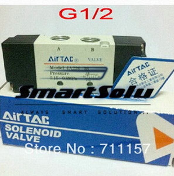 4a220-08 pneumatic air control solenoid valve 5 way g1/4 airtac air valve inlet outlet 1/4
4a220-08 pneumatic air control solenoid valve 5 way g1/4 airtac air valve inlet outlet 1/4