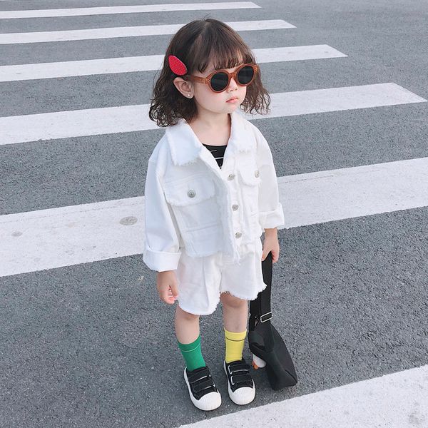 chifuna new arrival white denim suit coat+short 2pieces sets toddler clothes for girls baby sets kids girl clothing
chifuna new arrival white denim suit coat+short 2pieces sets toddler clothes for girls baby sets kids girl clothing