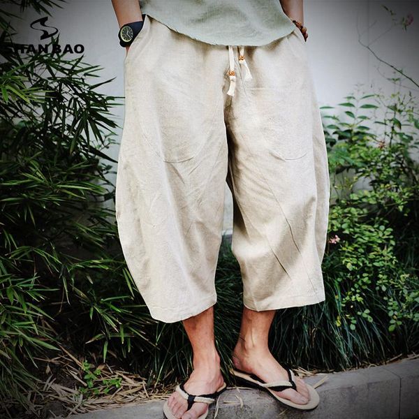 men's brand casual pants 2020 summer new japanese and korean style fashion loose elastic waist tie men's cotton cropped trousers, Black
men's brand casual pants 2020 summer new japanese and korean style fashion loose elastic waist tie men's cotton cropped trousers, Black