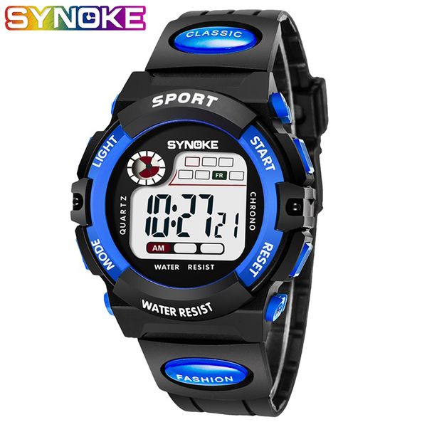 synoke watches children watch led digital wristwatch kids boys girs students clock waterproof gift relojes montre enfant, Blue
synoke watches children watch led digital wristwatch kids boys girs students clock waterproof gift relojes montre enfant, Blue