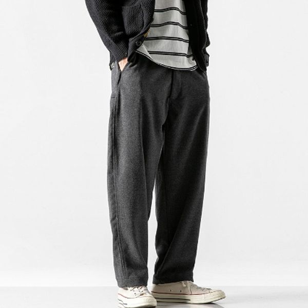 homem grosso solto casual perna larga calças de cintura elástica masculino vintage japão streetwear hip hop harem calças em linh, Black
homem grosso solto casual perna larga calças de cintura elástica masculino vintage japão streetwear hip hop harem calças em linh, Black