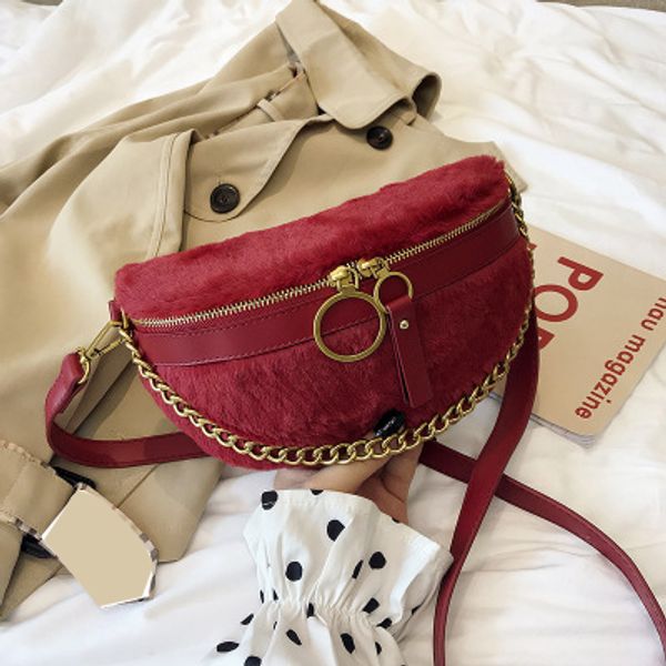 fashion winter plush waist bags for women chain shoulder bags casual solid women chest korean ladies messenger bag 2020 new
fashion winter plush waist bags for women chain shoulder bags casual solid women chest korean ladies messenger bag 2020 new