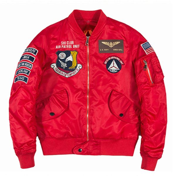 new ma-1 bomber militar motorcycle jacket men embroidery pattern pilot bomber jacket men baseball jacket korean outerwear street hip hop, Black;brown
new ma-1 bomber militar motorcycle jacket men embroidery pattern pilot bomber jacket men baseball jacket korean outerwear street hip hop, Black;brown