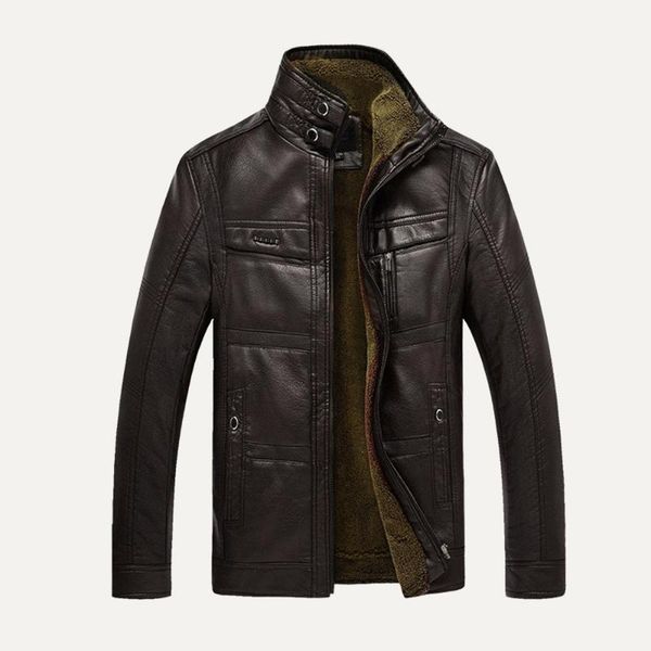 мужская кожа pu куртки зимы ватки теплота outwear браун мотоцикл куртки папа пальто увеличенные 3xl трендовые бизнес мужчины одежда, Black
мужская кожа pu куртки зимы ватки теплота outwear браун мотоцикл куртки папа пальто увеличенные 3xl трендовые бизнес мужчины одежда, Black