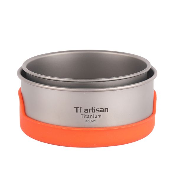 tiartisan camping pure titanium bowls 400ml 450ml bowls cookware tableware cutlery heat-proof and heat-insulating bowl set t8215
tiartisan camping pure titanium bowls 400ml 450ml bowls cookware tableware cutlery heat-proof and heat-insulating bowl set t8215