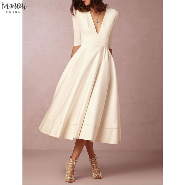 winter fall dress women new 2020 casual plus size elegant ball gown party dresses female v neck long white vintage dress, Black;gray
winter fall dress women new 2020 casual plus size elegant ball gown party dresses female v neck long white vintage dress, Black;gray