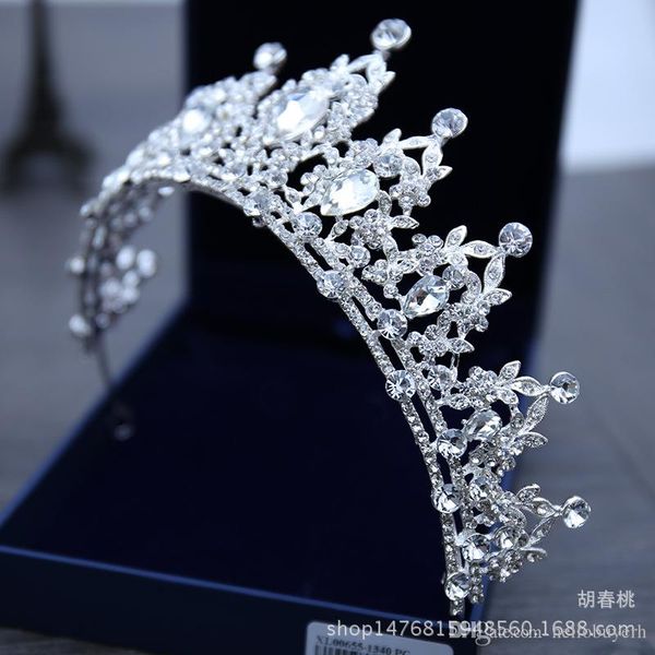 2019 sparkling bling bling crystal rhinestone adorned bridal crown new design bride's headpieces sale head tiaras accessories, Silver
2019 sparkling bling bling crystal rhinestone adorned bridal crown new design bride's headpieces sale head tiaras accessories, Silver