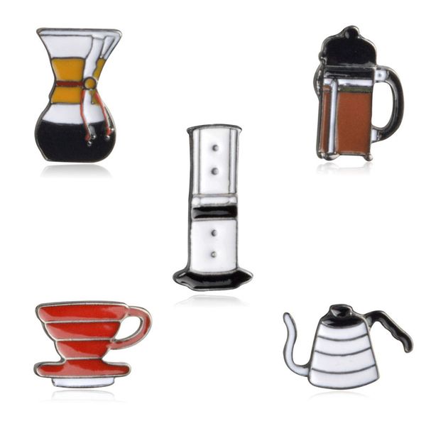 kettle and teacup and portable water cup personality brooch special creative combination decoration gift unique pins, Gray
kettle and teacup and portable water cup personality brooch special creative combination decoration gift unique pins, Gray