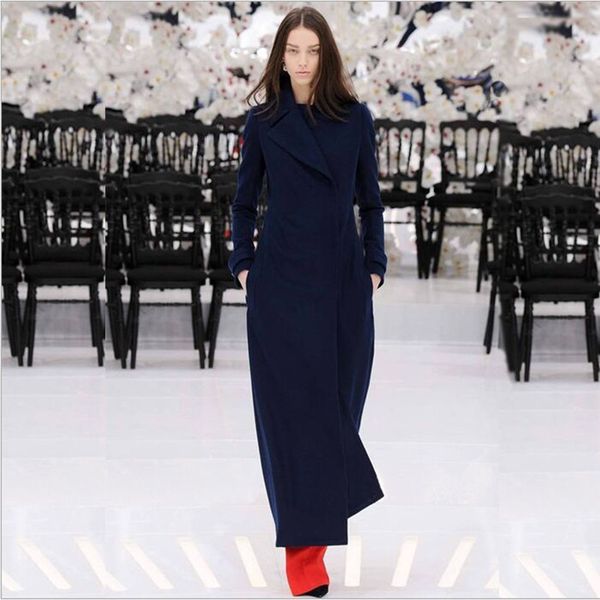 new arrival coats winter women jacket female blends woolen warm overcoat femininos x-long ladies solid navy cloth wool outwear, Black
new arrival coats winter women jacket female blends woolen warm overcoat femininos x-long ladies solid navy cloth wool outwear, Black