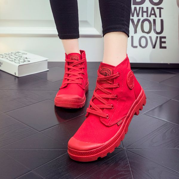 spring and autumn european station womens shoes thick sole lace canvas shoes high upper french fashion palatine martin boots small white, Black
spring and autumn european station womens shoes thick sole lace canvas shoes high upper french fashion palatine martin boots small white, Black