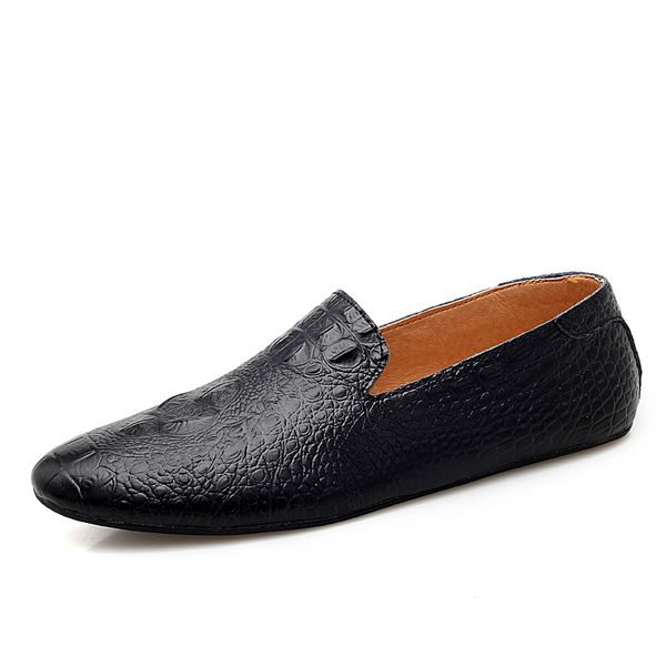 men loafers shoes genuine leather casual sneakers male fashion carved boat footwear soft dress party shoes men driving footwear, Black
men loafers shoes genuine leather casual sneakers male fashion carved boat footwear soft dress party shoes men driving footwear, Black