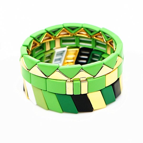 shinus enamel tile bracelet men pulseras mujer 2019 women bts green couple bracelets hombre armband stackable jewelry summer, Golden;silver
shinus enamel tile bracelet men pulseras mujer 2019 women bts green couple bracelets hombre armband stackable jewelry summer, Golden;silver