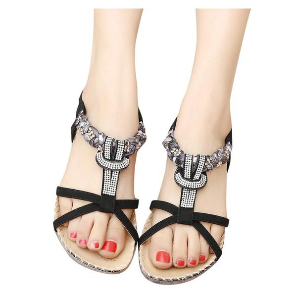 women shoes bohemian rhinestone crystal diamond flat shoes women vintage sandals sretro sandalias female platform 37-42
women shoes bohemian rhinestone crystal diamond flat shoes women vintage sandals sretro sandalias female platform 37-42