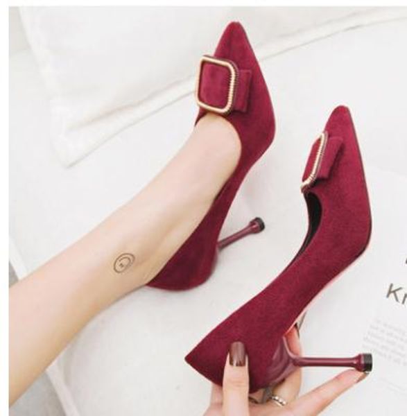 2019 women's shoes in spring and autumn with new style high heel fine heel pointed end suede bowknot shoes heel 6.5cm ,8.5cm @246, Black
2019 women's shoes in spring and autumn with new style high heel fine heel pointed end suede bowknot shoes heel 6.5cm ,8.5cm @246, Black