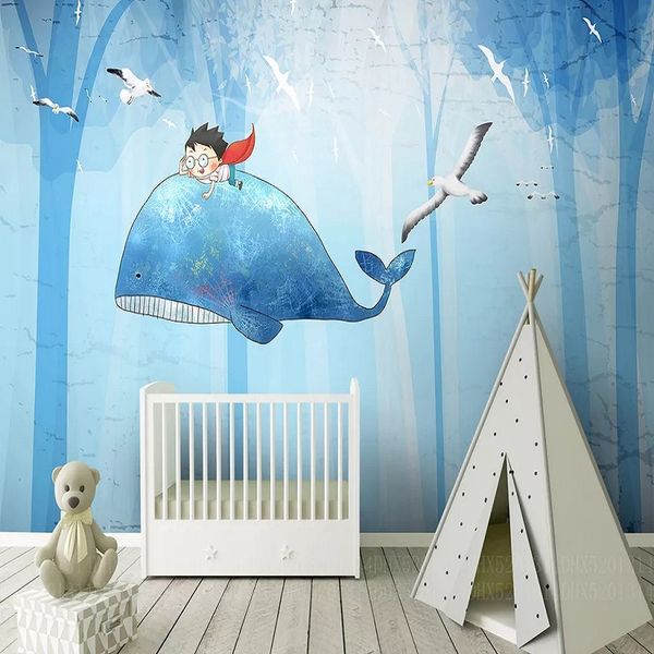 new custom large mural 3d wallpaper cute cartoon flying fish seagul children's bedroom mural tv back wall decor deep 5d embossed
new custom large mural 3d wallpaper cute cartoon flying fish seagul children's bedroom mural tv back wall decor deep 5d embossed