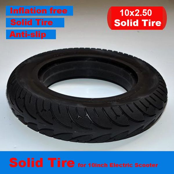 10 inch electric scooter rubber riot tire solid tyre inflation tire 10*2.5/10*2.125 for 10 inch electric scooter
10 inch electric scooter rubber riot tire solid tyre inflation tire 10*2.5/10*2.125 for 10 inch electric scooter