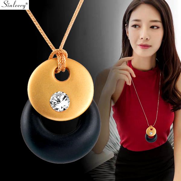 sinleery geometric square rounnd pendant necklace black yellow color chain acrylic long necklace for women jewelry my003 ssd, Silver
sinleery geometric square rounnd pendant necklace black yellow color chain acrylic long necklace for women jewelry my003 ssd, Silver